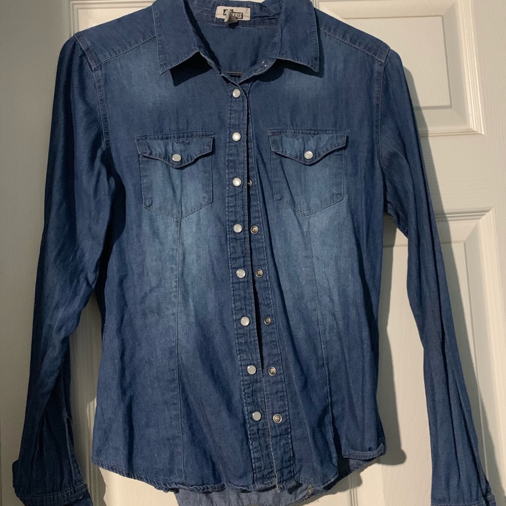 BLUE JEANS LONG SLEEVE SHIRT